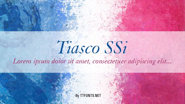 Tiasco SSi example